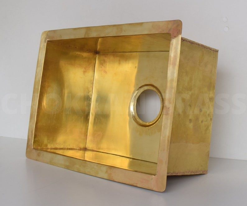 Undermount Brass Sink - Solid Brass for Kitchen, Bar, Island Sink , Kitchen Sink