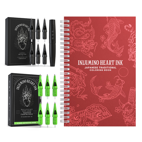 The Japanese Coloring Book Set