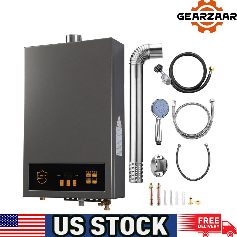 tankless water heater electric 24000W indoor Auto Shut-Off 80,000 BTU LPG 24KW