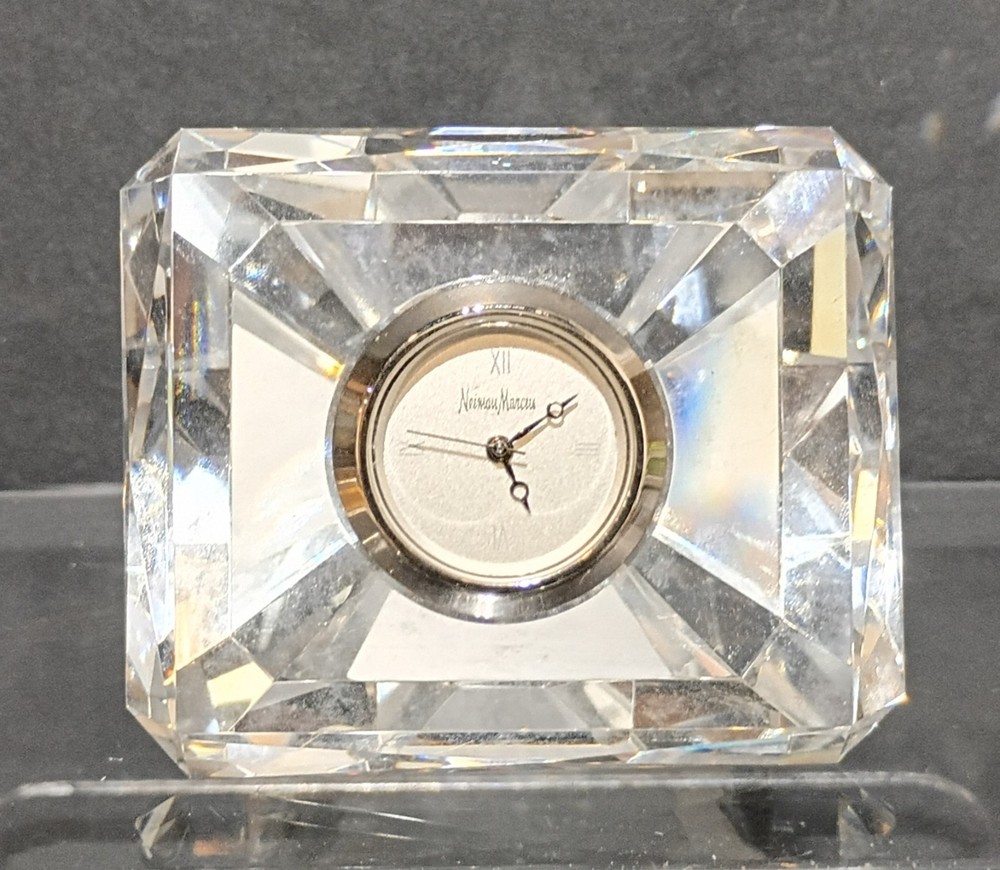 Neiman Marcus Diamond Jewel Inspired Clock Crystal