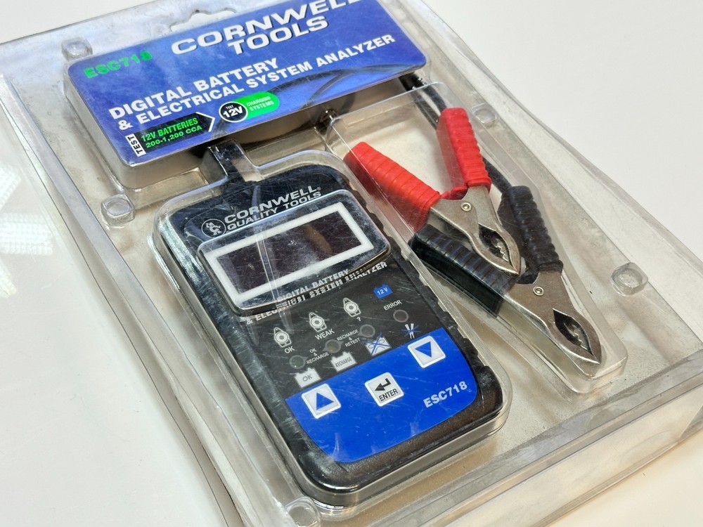 NEW Cornwell Tools Digital Battery & Electrical System Analyzer ESC718 -- NOS