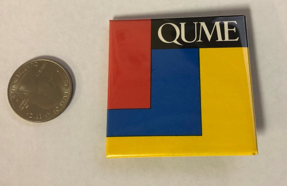 Qume Advertising Button Pin