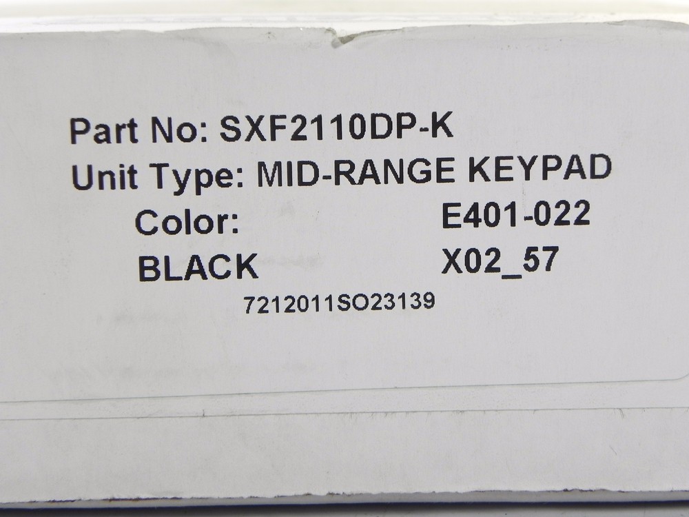 Schlage SXF2110DP-K Keypad, Mid-Range NEW