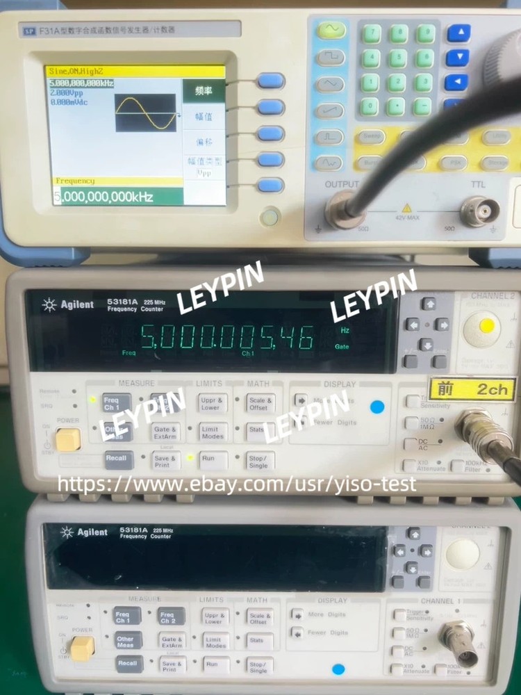 1PCS HP Keysight Agilent 53181A High Precision Frequency Meter /Good function #$