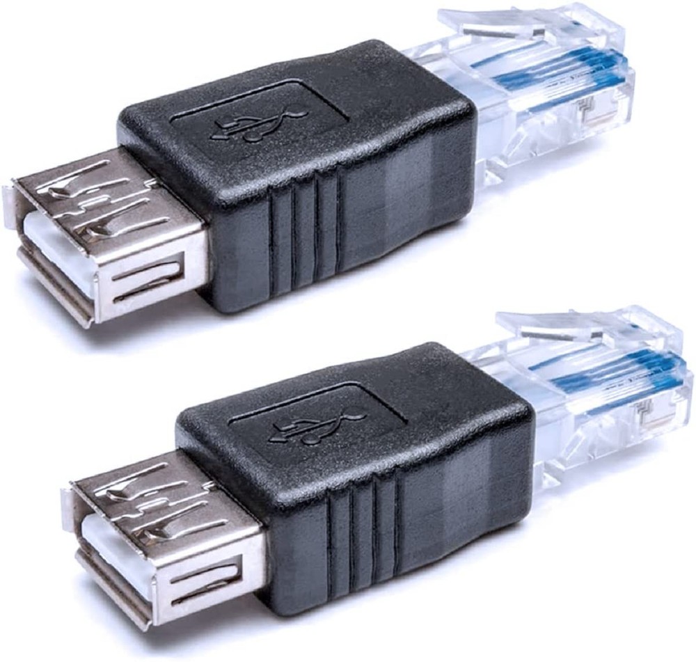 Ethernet to USB Adapter 2PCS for ADSL Modem/Router/Computer Camera/Surveillance