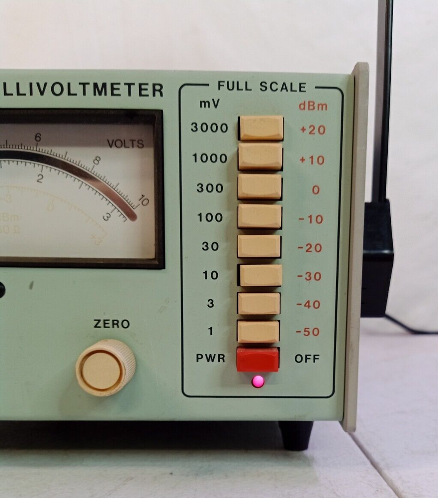 Boonton 92E RF Millivoltmeter - Powers On - No Probe - Untested
