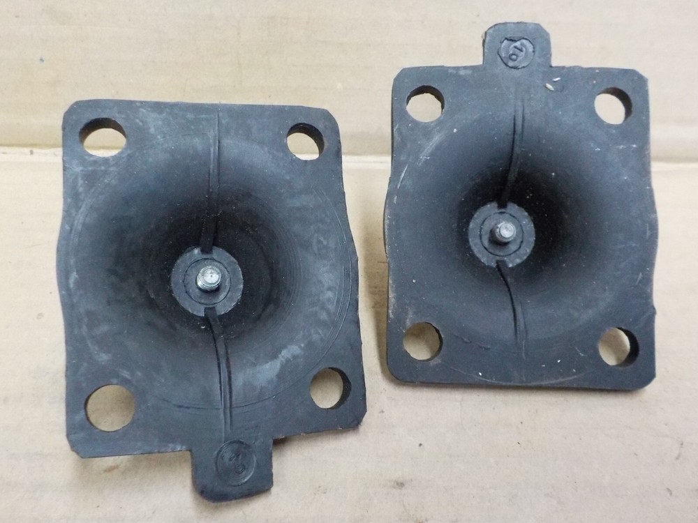 2 X KDV DN25 Elastomer Diaphragms 1” 25mm,