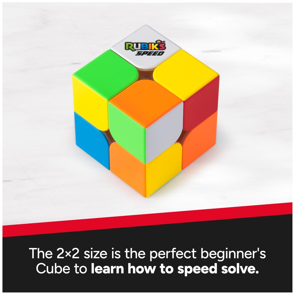 Rubik’s Cube, 2x2 Speed Cube for Super Fast Solves, Problem-Solving Brain T..