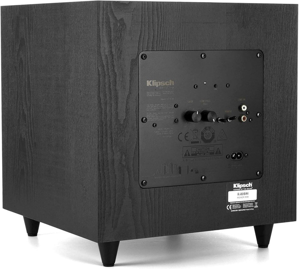 Klipsch R-80SWi Wireless Subwoofer Black