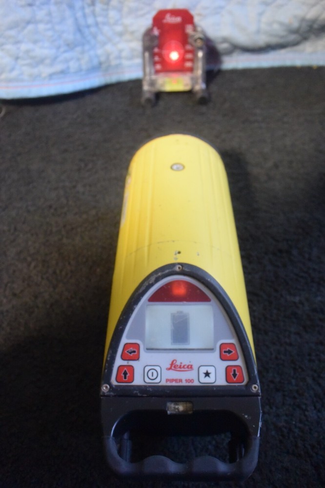 Leica Model Piper 100 Red Beam Straight Pipe Laser