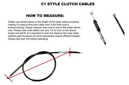 Outside Distributing C1-360 Clutch Cable - 36in.