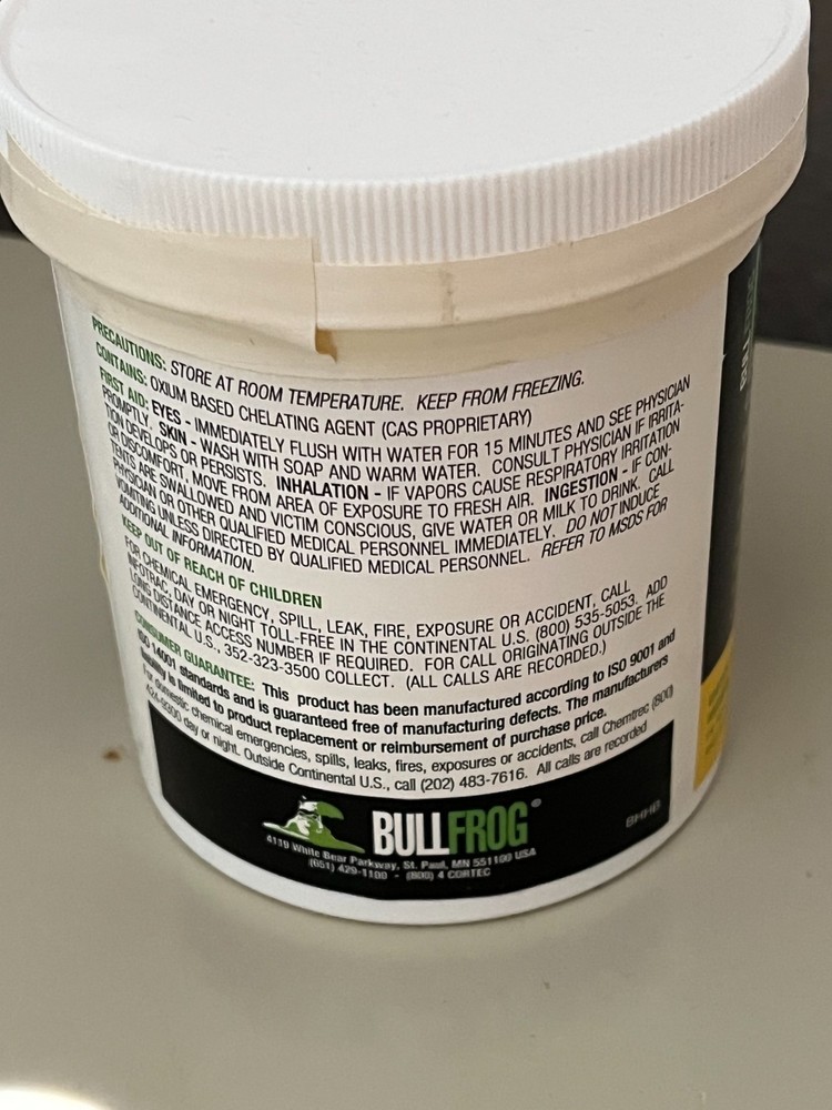 Bullfrog Rust Restorer 16oz.