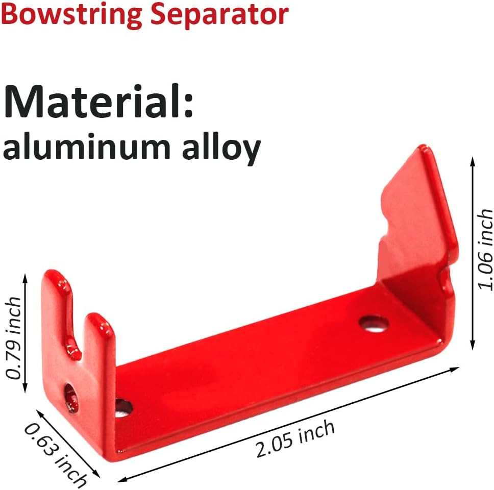 Archery Bowstring Separator and Bowstring Serving Thread Set Peep Sight Installe