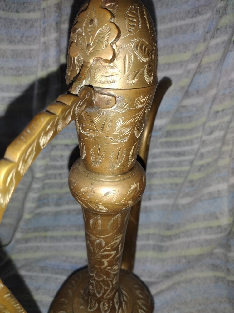 vintage brass Coffee Pot