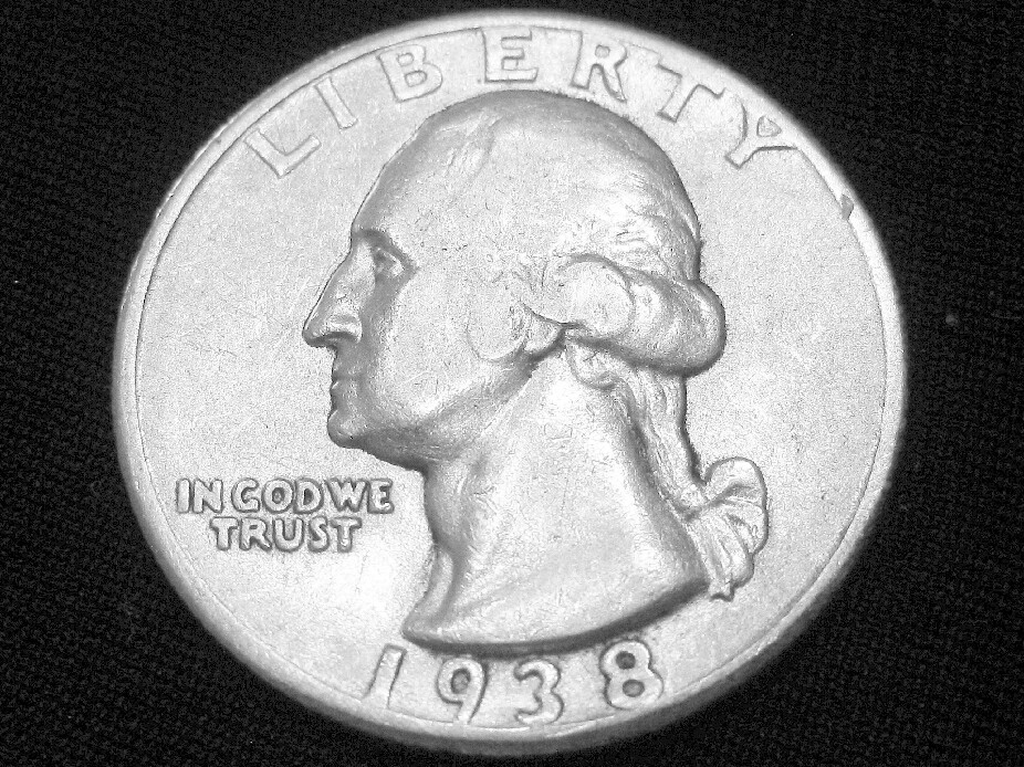 1938 Washington Quarter -- Extra Fine +++