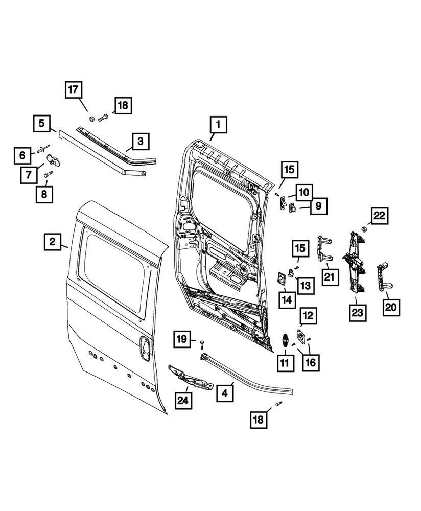 Genuine Mopar Screw 68266462AA