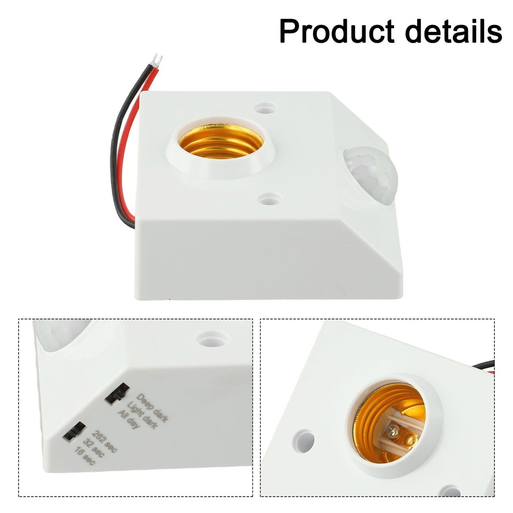 Transform Your Space with the Smart E27 Infrared Induction Lamp Socket Holder