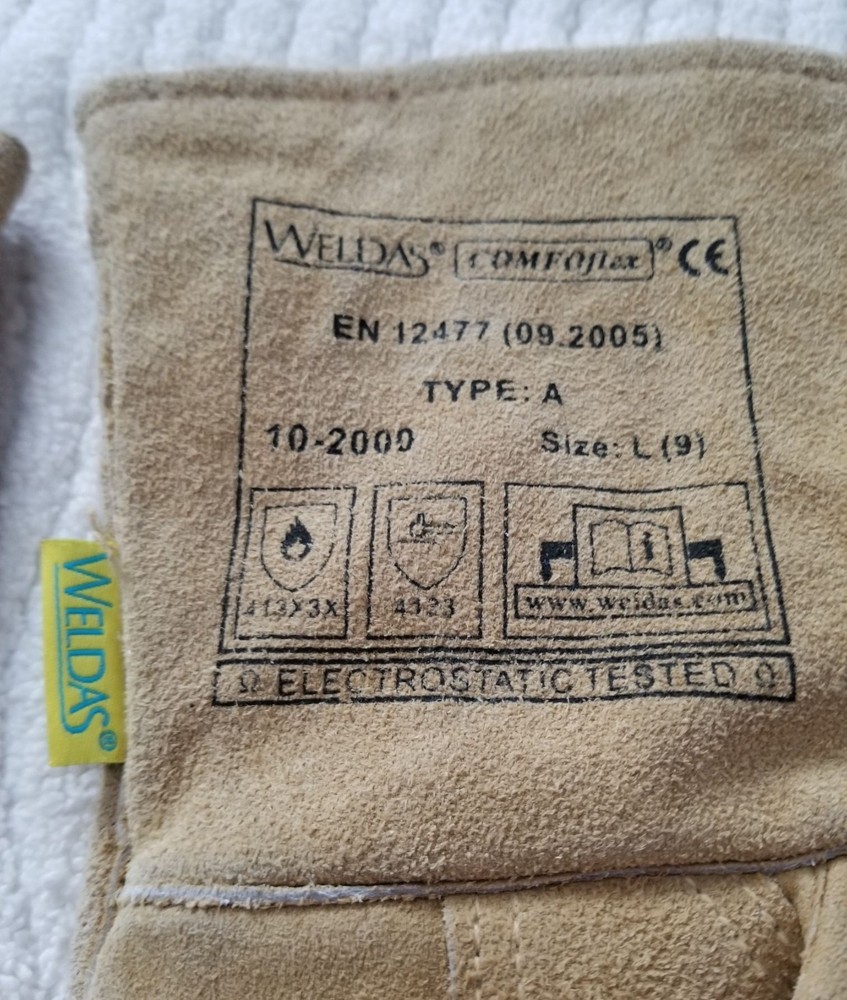 Weldas 10-2000L: Large COMFOflex welding gloves
