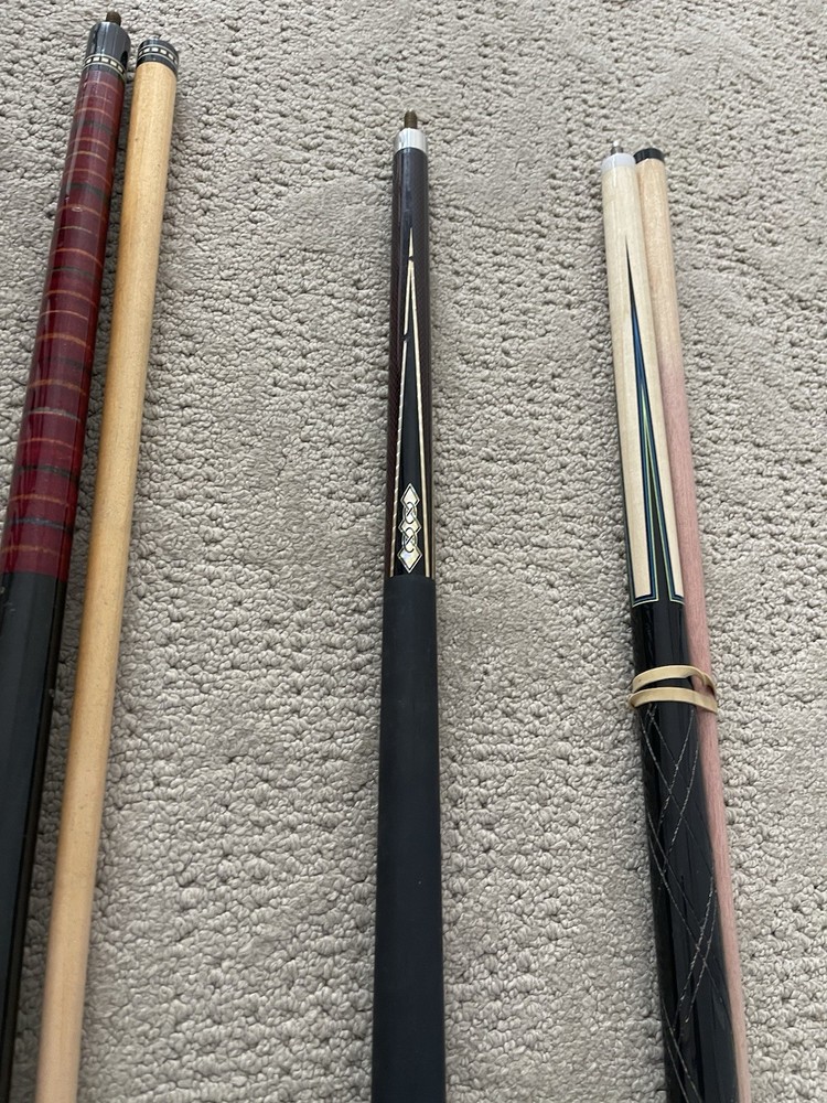 MIZERAK 58" 2-Piece POOL CUE P1860 18 oz. + More