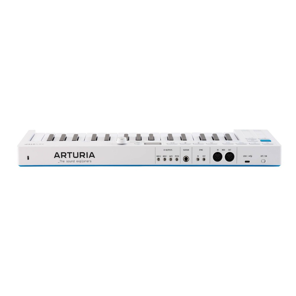 Arturia Keystep mk2 32-Key MIDI Controller Keyboard with Sequencer (White)