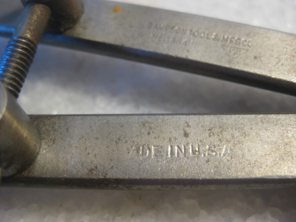 3 x Vintage Inside Spring Calipers (Moore & Wright England/ Samson Tool Mfg USA)