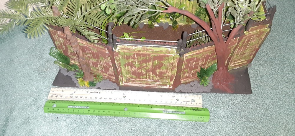 Custom Jurassic Dinosaur Gate Paddock Display DIORAMA Only