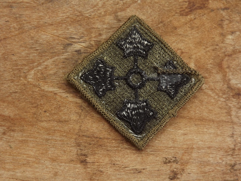 4th Infantry Division Patch, Subdued - INV# C625