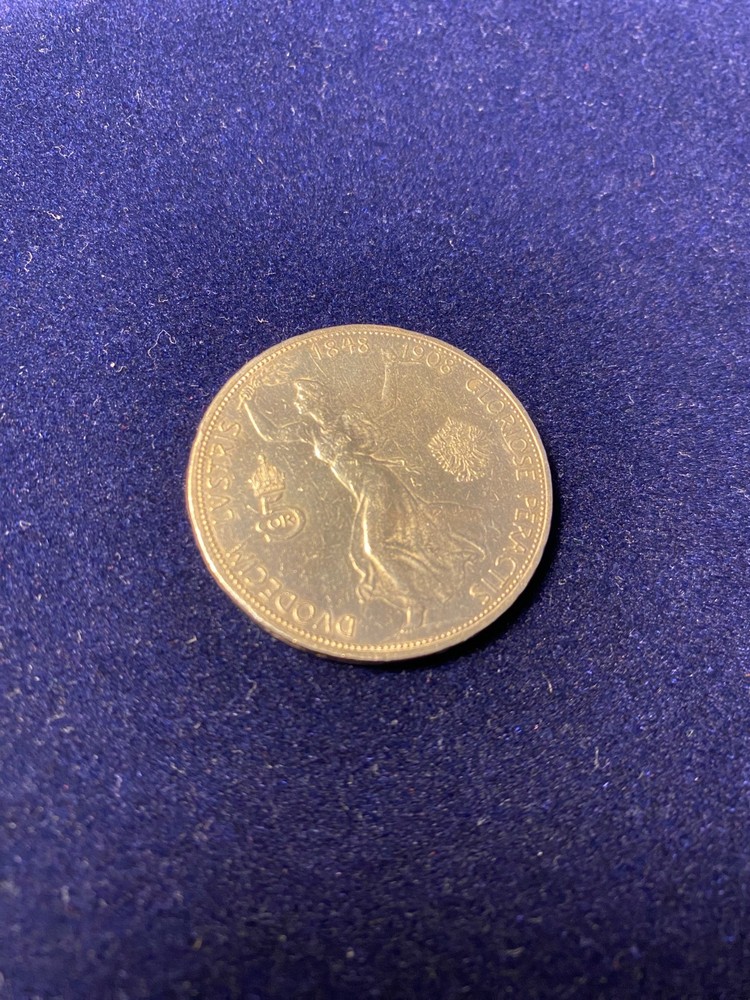 Franz Josef 5 Corona 1908 silver