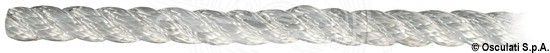Osculati 3-strand line black 22 mm