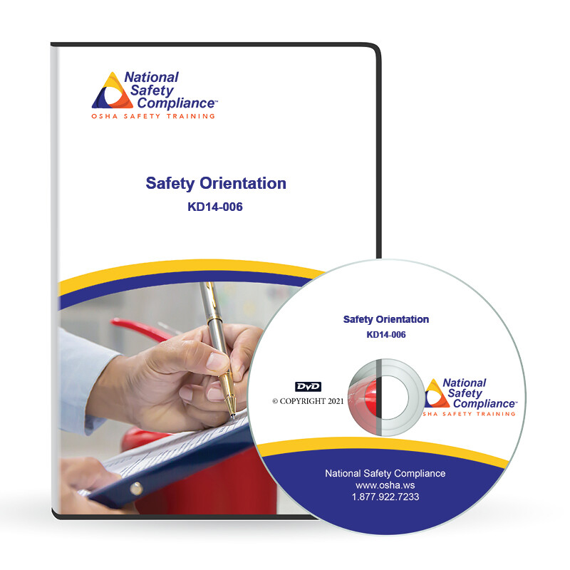 Safety Orientation  DVD Training Kit for General Industry