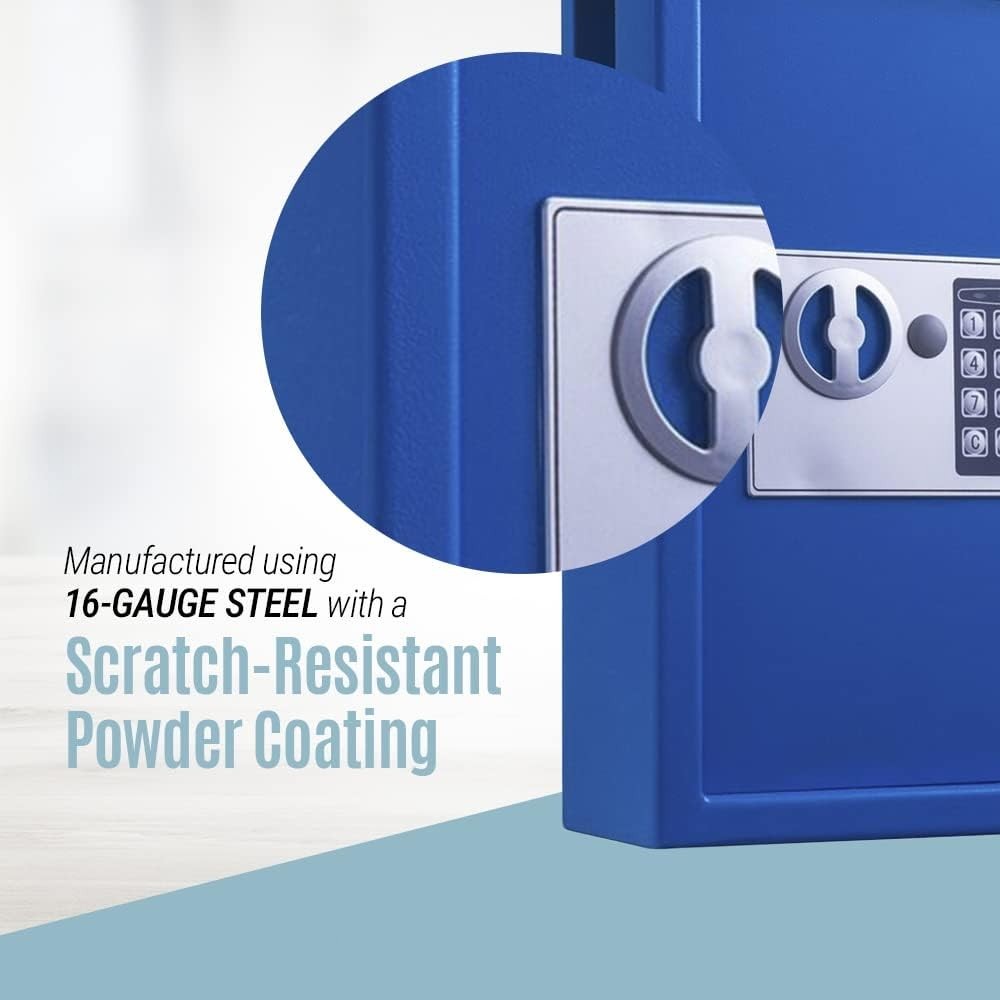 Key Holder Wall Mount Lock Box with Digital Lock for 40 Keys Secure Key Cabinet