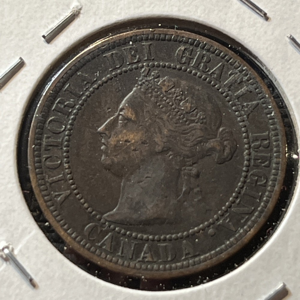 Canada 1882H One Cent. Lot 824