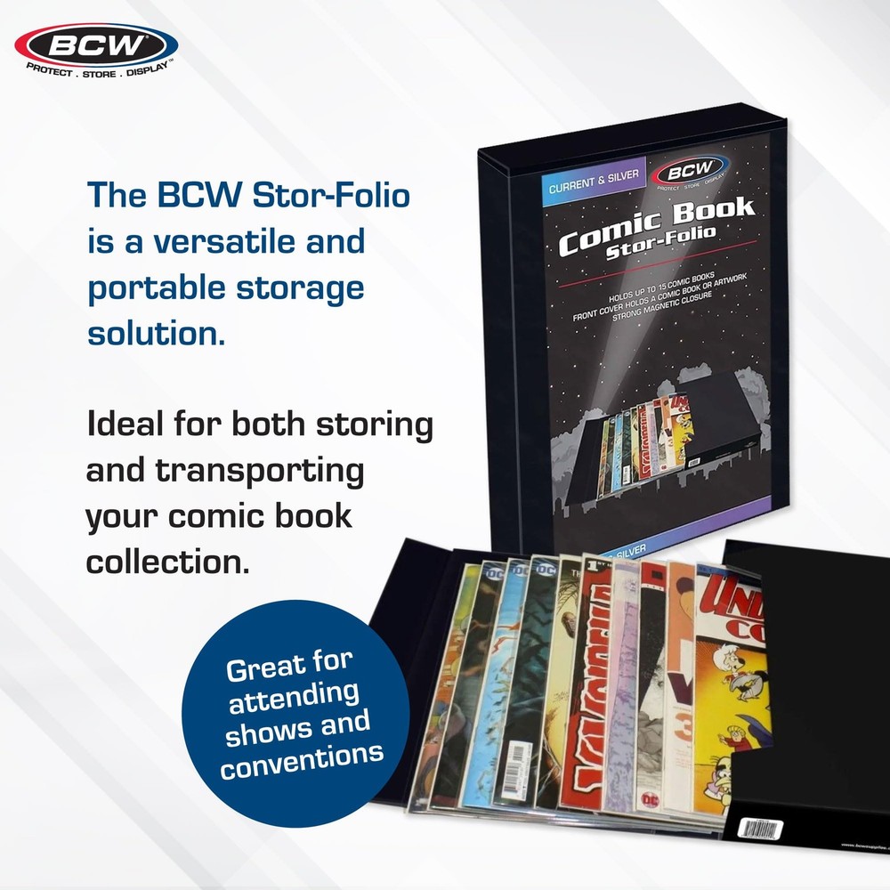BCW Comic Book 1-PACK, Sized for Current and Silver Age Books