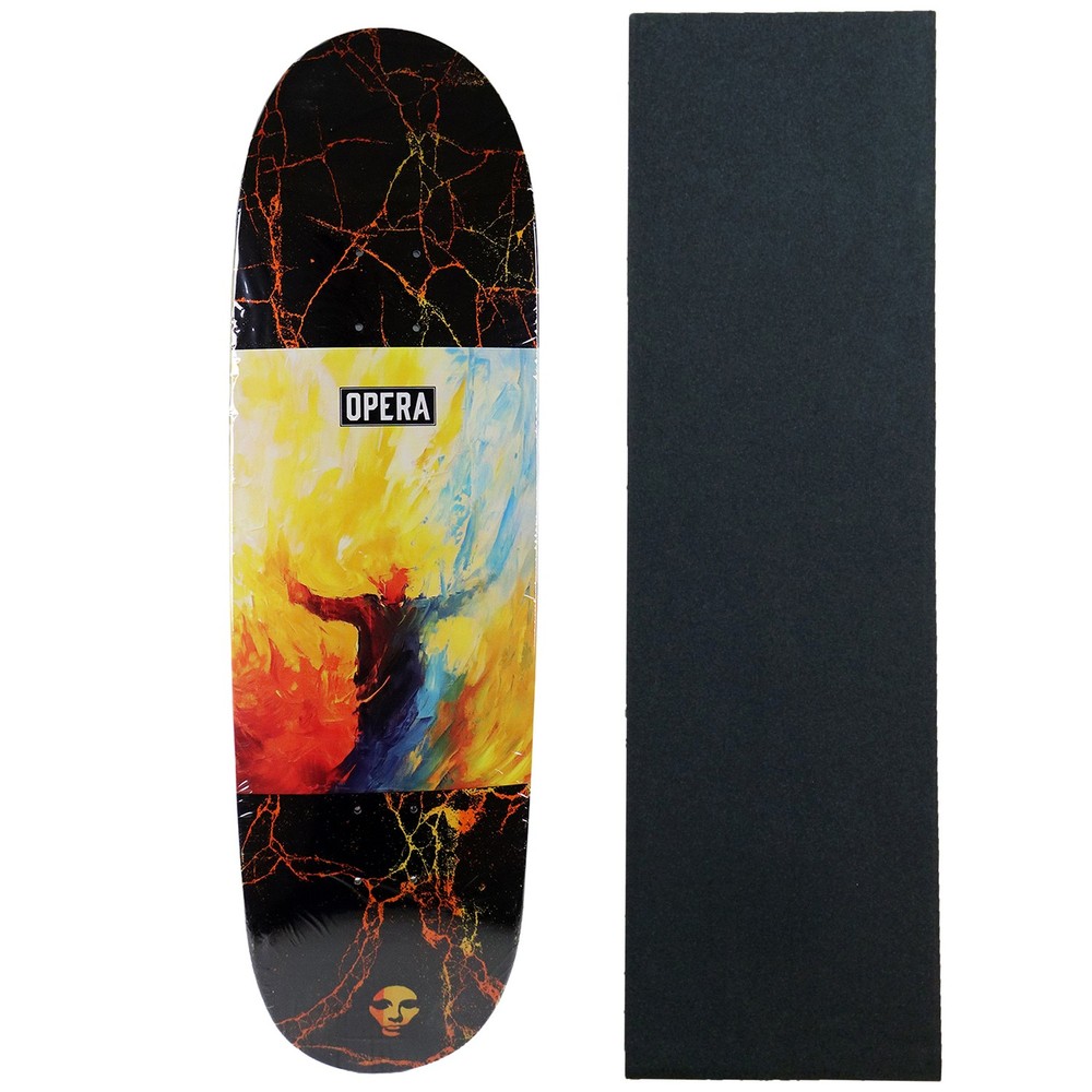 Opera Skateboard Deck Smear 9" x 32.1" with Grip