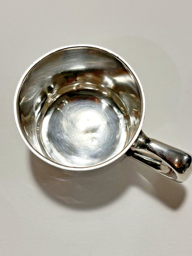 LUNT Sterling Silver Baba Cup Treasure PAT. 73Gr. Monogrammed.