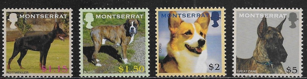 Montserrat Scott #'s 1154 - 1157 MNH