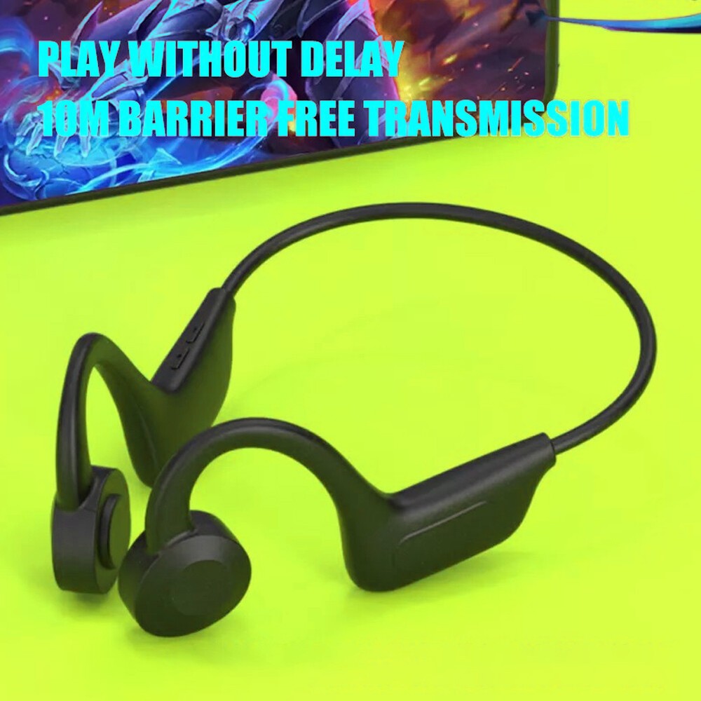 Ear-Hook Comfortable Wireless Bluetooth Headset Stereo Headphone Bone Conduction