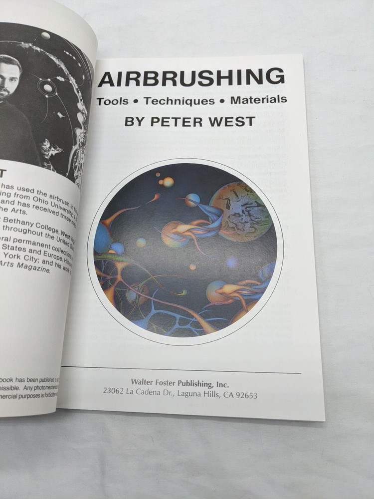 Walter Foster Airbrushing Tools Techniques Materials Book
