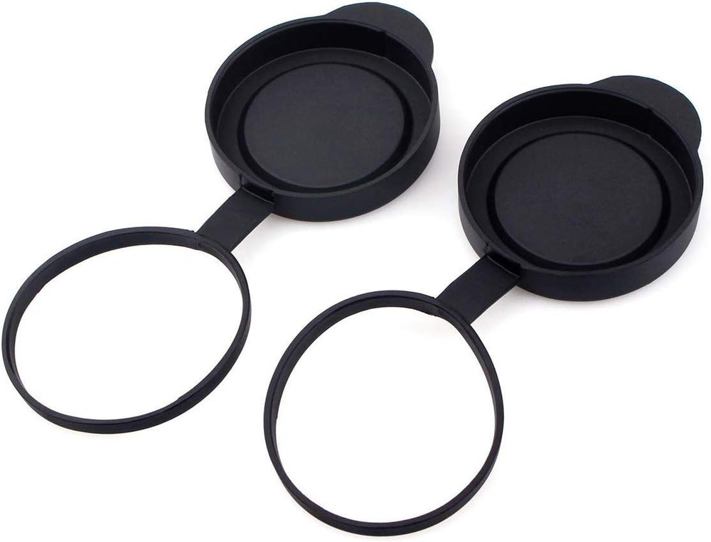 Protective Rubber Objective Lens Caps for Fits Binoculars with Outer Diameter 52