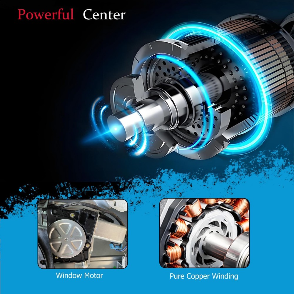 Front Left Driver Side Power Window Regulator and Motor Assembly 741-644