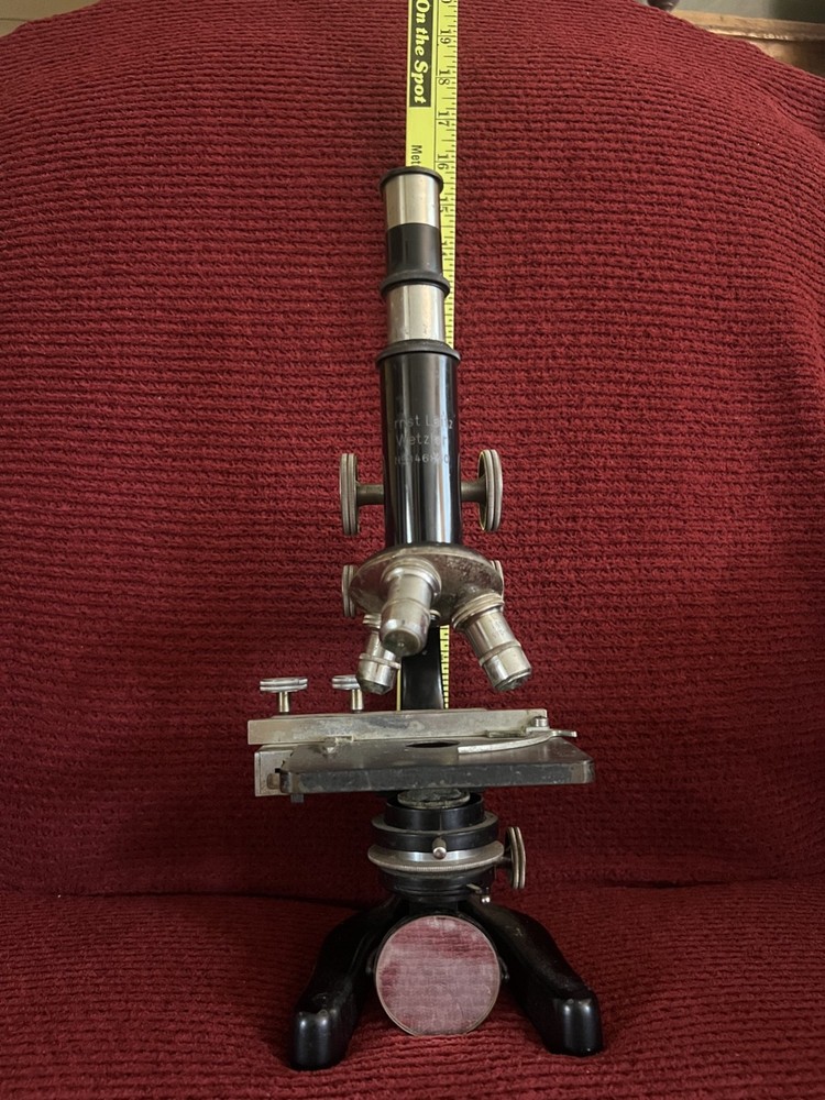 Vintage Ernst Leitz Wetzlar Microscope #346860
