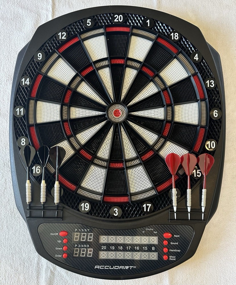 Meteor Electronic Dartboard - 35 Game Modes - 580 Game Variations - Advanced ...