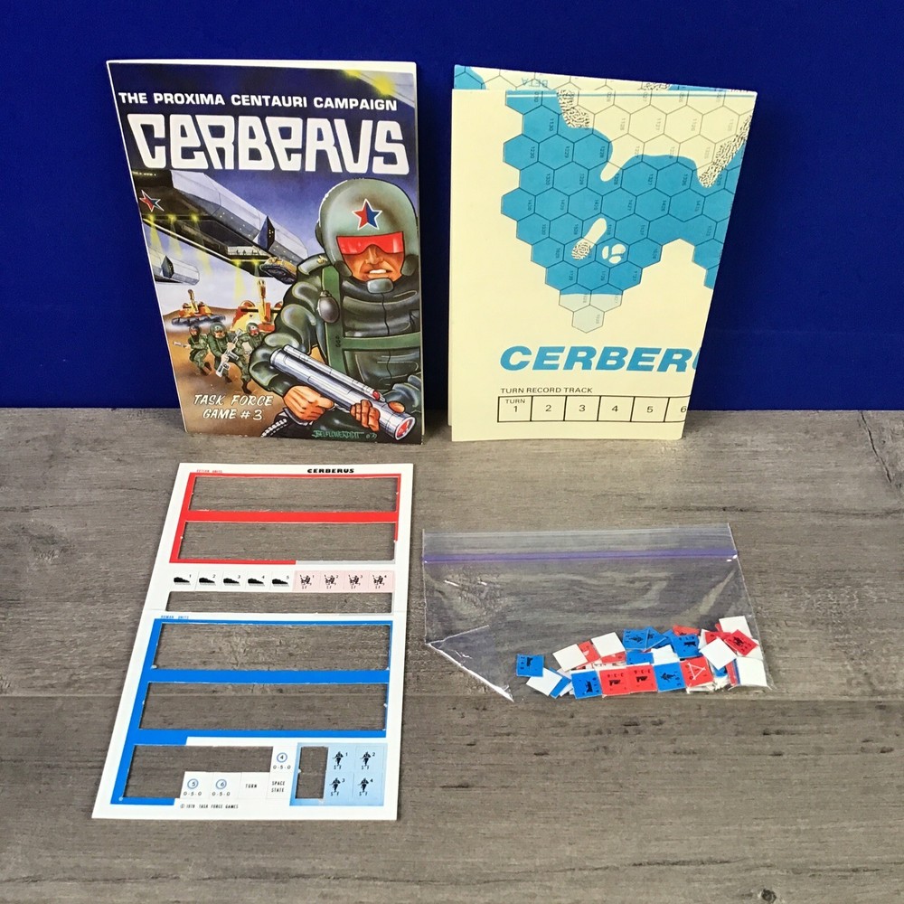 Task Force Game #3 CERBERUS The Proxima Centauri Campaign Punched