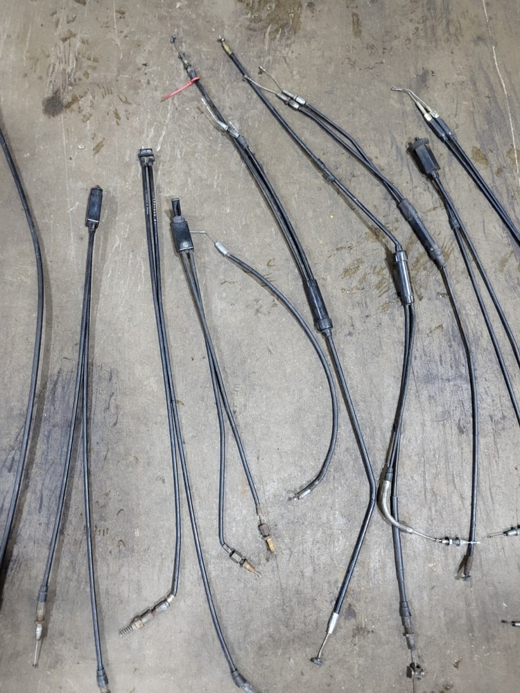 Vintage Snowmobile Throttle Choke Cable Assortment
