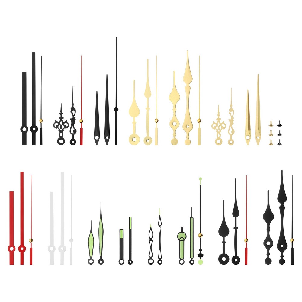 Clock Hands Kit, 32 Set Clock Hands Kits Parts Replacement,16 Styles