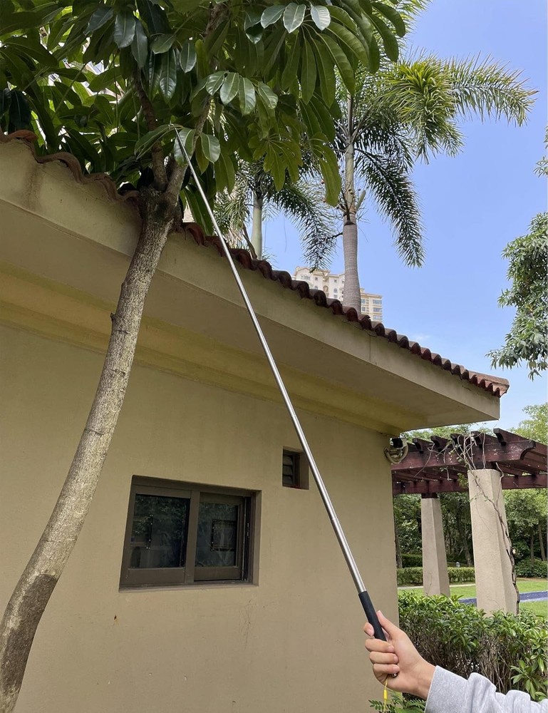 Telescoping Pole Magnetic Pickup Grabber Tool with Hook