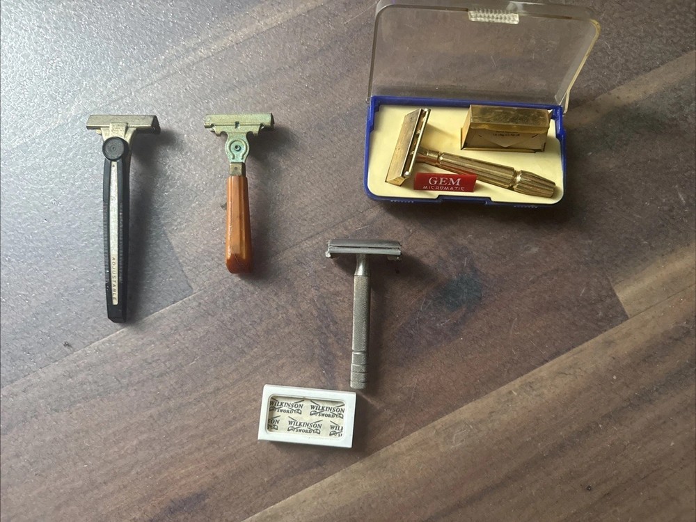 vintage razor lot Gem Schick Gillette
