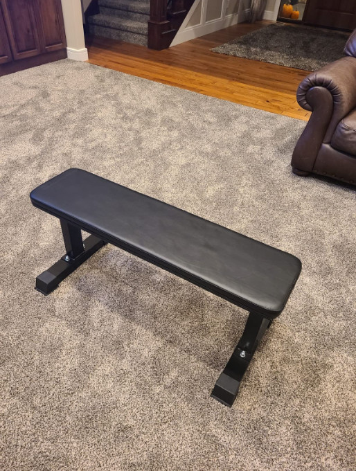 Flat Weight Bench, Black