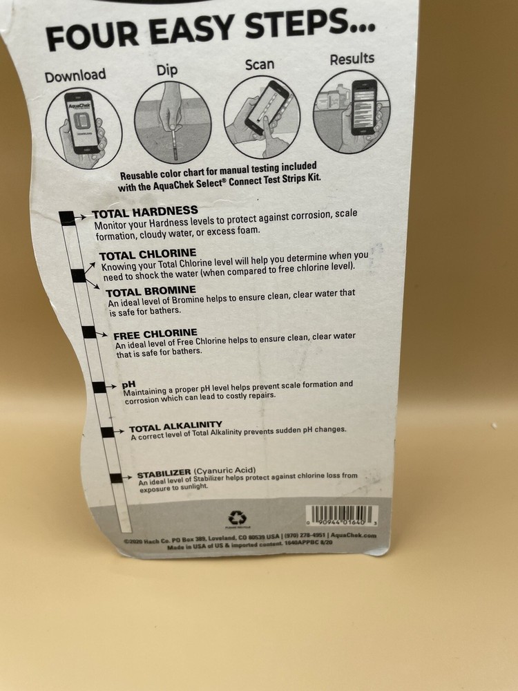 Select Connect Kit Refill Test Strips for Swimming Pools