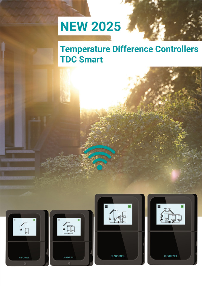 SOREL Solar Hot Water Heater Temp Difference Controller TDC Smart Basic WiFi